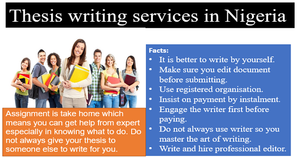 thesis writing services in Nigeria